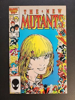 Buy Marvel Comics The New Mutants #45 November 1986 Barry Windsor-Smith Cover • 4.74£