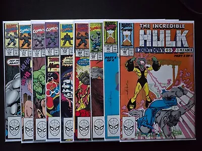Buy (LOT 9) Incredible Hulk #s 366 367 368 369 370 371 372 374 Marvel Comics 1990 • 18.70£