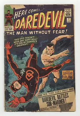 Buy Daredevil #7 FR/GD 1.5 1965 1st App. Daredevil's Red Costume • 118.59£