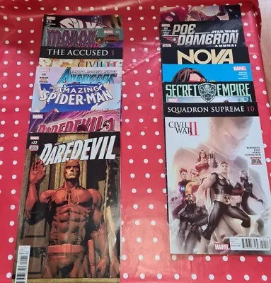 Buy Various Marvel Comic Bundle X 13 Thor, Spider-Man, Avengers, Daredevil + More • 12.77£