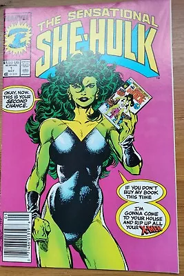 Buy Sensational She-Hulk # 1 Vol 2 , John Bryne ,1989 Newstand • 15£
