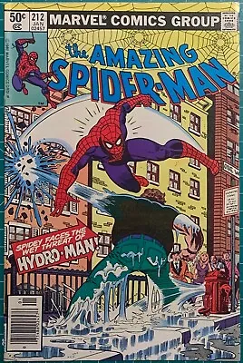 Buy Amazing Spider-Man 212 :: Hi Grade :: 1st App Hydro-Man :: Marvel 1980 • 22.38£