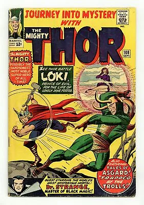 Buy Thor Journey Into Mystery #108 GD/VG 3.0 1964 • 48.88£