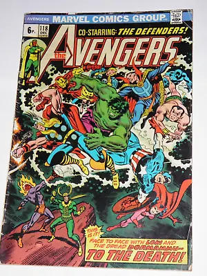 Buy Marvel The Avengers - 118 December 1973 UK Price Variant G • 6.99£