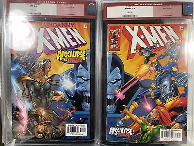 Buy X-MEN 97 & UNCANNY 377 VARIANT COVERS - CGC GRADED APOCALYPSE The 12 TWELVE RARE • 118.22£