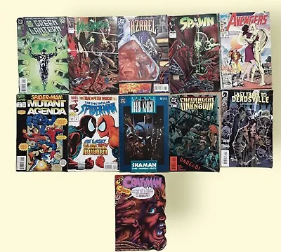 Buy  DC  & Marvel Comics Job Lot Of 11 Mixed Comic Magazine  • 25£