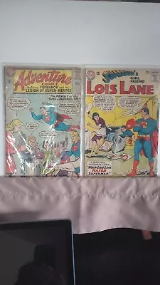 Buy Vintage Comic Lot/Adventure Comics #326 And Superman's Girlfriend #39 • 267.84£