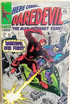 Buy Daredevil #35 - VG+ (4.5) - Marvel 1967 - 12 Cents Copy - Vs Trapster • 10.99£
