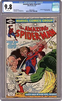 Buy Amazing Spider-Man #217D Direct Variant CGC 9.8 1981 3994150003 • 115.88£