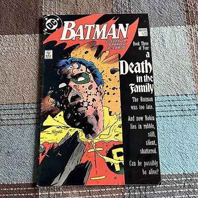 Buy Batman #428 A Death In The Family Pt 3 Death Of Jason Todd VERY High Grade • 16.09£