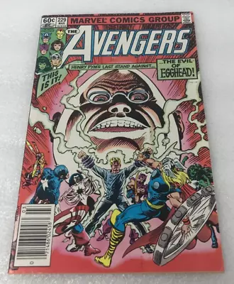 Buy Avengers 229 Henry Pym VS Egghead 1982 Marvel Comics Comic Book • 8£