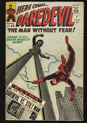 Buy Daredevil #8 VG- 3.5 1st Appearance Of Stilt-Man! Marvel 1965 • 70.16£