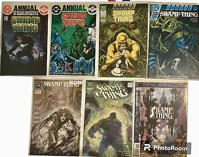Buy Wowza! Lot Of *7* SWAMP THING Annuals! #1-7 (1982-93) VF/NM • 23.97£