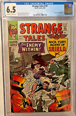 Buy Strange Tales 147 CGC 6.5 1st Appearance Kaluu 8/66 Jack Kirby Cover 1966 OW-W • 55.97£
