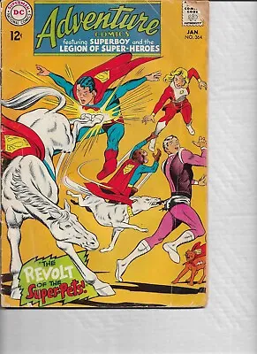 Buy Adventure Comics #364 (1968)C Silver Age Legion Of Super-Pets • 4£