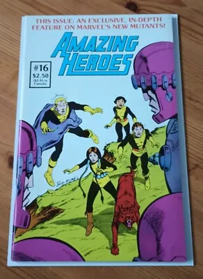 Buy Amazing Heros #16 1st Appearance Of New Mutants VF/VF+ Comic! • 39.97£