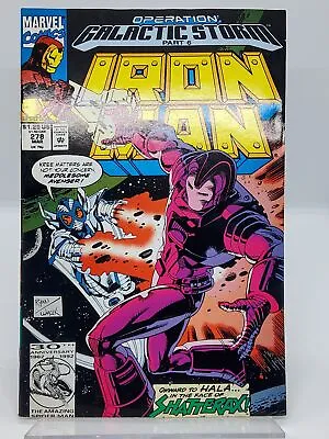 Buy Invincible Iron Man #278 VF+ 1st  Shatterax & Model II Space Armor Marvel 1992 • 2.61£