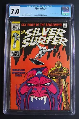 Buy Silver Surfer #6 Watcher Shalla-Bal 1969 Origin 1st Overlord, Earth-6966 CGC 7.0 • 109.58£