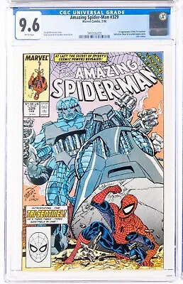 Buy 🔥 Amazing Spider-Man #329 CGC 9.6 NM+ WHITE Marvel 1990 1st App Tri-Sentinel • 46.70£