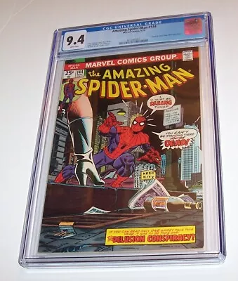 Buy Amazing Spiderman #144 - Marvel 1975 Bronze Age Key Issue - CGC NM 9.4 • 217.42£