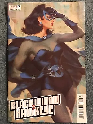 Buy Black Widow & Hawkeye 1 Stanley “Artgerm” Lau Variant Cover • 4.77£