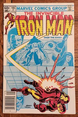 Buy Iron Man #166 Marvel Comics 1983 Alcoholism Story Melter & Stane Appear - Fn/vf • 7£