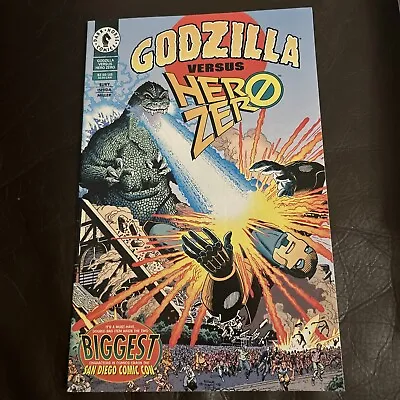 Buy Dark Horse Comics Godzilla Vs Hero Zero #1 Godzilla Destroys San Diego Con! Rare • 8£