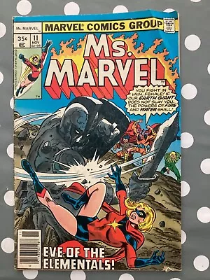 Buy Ms. Marvel #11: Vol.1, UK Price Variant, Marvel Comics (1977) • 3.75£