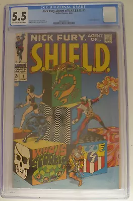 Buy Nick Fury Agent Of S.h.i.e.l.d. #1 Cgc 5.5 • 119£