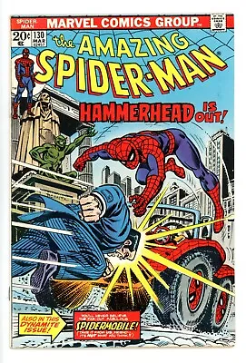Buy AMAZING SPIDER-MAN #130 Marvel 1974 -1st Spidermobile -Romita Sr & Andru Art -VF • 35.98£