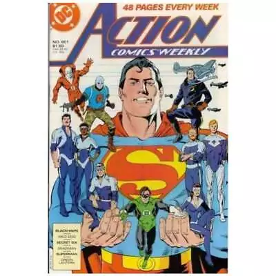 Buy Action Comics (1938 Series) #601 In Near Mint Minus Condition. DC Comics [j@ • 2.43£