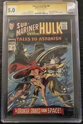Buy Tales To Astonish #88 CGC 5.0 SS Signed Gene Colan Sub-Mariner & Incredible Hulk • 237.18£