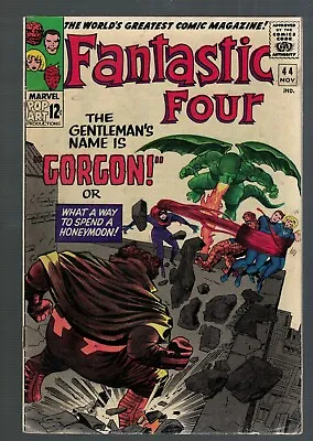 Buy Marvel Comics Fantastic Four 44 5.5  6.0 FN  Gentleman Gorgon Inhumans 1965 • 79.99£