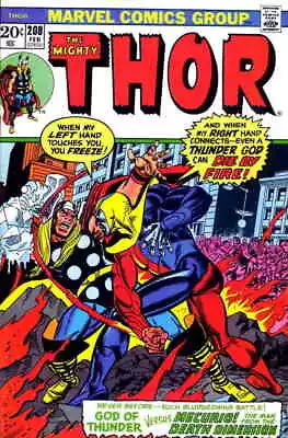 Buy Thor #208 VG; Marvel | Low Grade - February 1973 John Buscema - We Combine Shipp • 6.72£