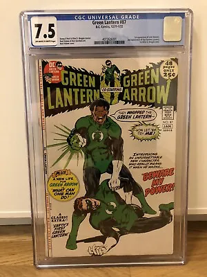 Buy Green Lantern 87 - CGC 7.5 OW/W DC Bronze Age Key 1st John Stewart • 499.90£