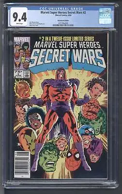 Buy Marvel Super Heroes Secret Wars #2 Cgc 9.4 • 49.99£