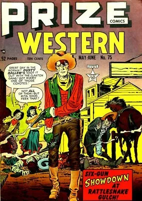 Buy Prize Comics Western Full Run Vintage Golden Age On Dvd Rom Cowboy Simon & Kirby • 3.95£