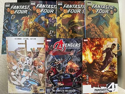 Buy Fantastic Four & Avengers By Jonathan Hickman: Hardcover Vol. 1, 2, 3, 4, FF 1 • 159.90£