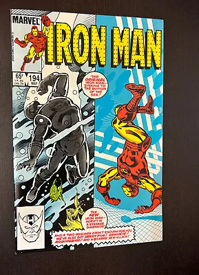 Buy IRON MAN #194 (Marvel Comics 1985) -- Copper Age Superheroes -- NM- • 6.71£