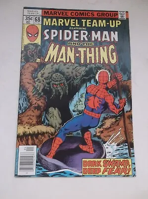 Buy Marvel Team-up #68, Spider-man & Man-thing, 1st D'spayre App., 1978, Nm+(9.6)!!! • 60.18£