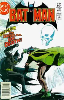Buy Batman #345 (Newsstand) FN; DC | March 1982 Doctor Death - We Combine Shipping • 6.42£