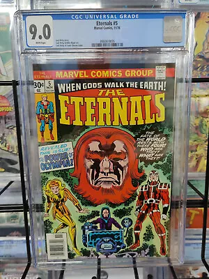 Buy Eternals #5 (1976) - Cgc Grade 9.0 - 1st Appearance Of Makkari, Domo & Thena! • 63.08£