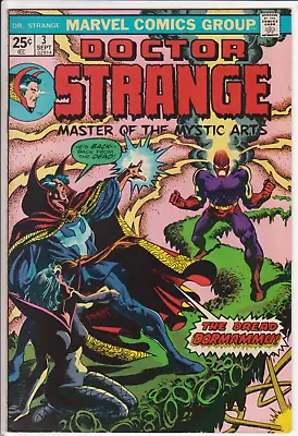 Buy Doctor Strange V2 #3, Marvel Comics 1974 VF- 7.5 Reprints Strange Tales #126-127 • 15.81£