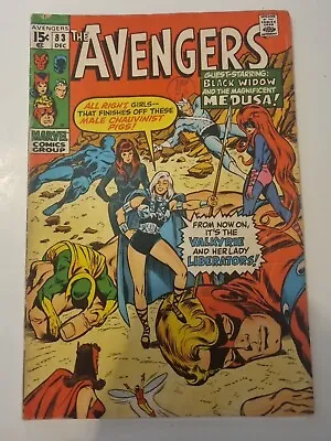 Buy Avengers #83. Dec 1970. Marvel. 1st App Of The Lady Liberators! Uk Price! • 65£