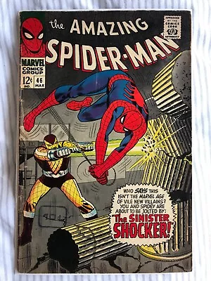 Buy Amazing Spider-Man 46 (1967) Origin & 1st App Of The Shocker, Cents • 84.99£