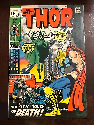 Buy Thor #189 Vol. 1 (Marvel, 1971) Classic John Buscema Hela Cover, Mid-Grade • 55.93£