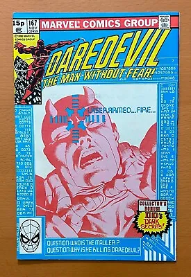 Buy Daredevil #167 KEY 1st Appearance The Mauler. Bronze Age Comic (Marvel 1980) NM • 39.50£