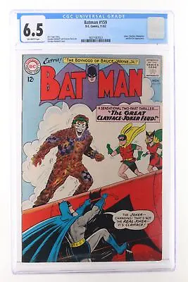 Buy Batman #159 - D.C. Comics 1963 CGC 6.5 Joker, Clayface, Batwoman And Bat-Girl Ap • 141.46£