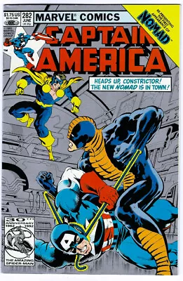 Buy CAPTAIN AMERICA #282 In VF/NM- Condition Marvel Comic 1st Jack Monroe As NOMAD • 7.91£