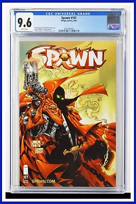 Buy Spawn #107 CGC Graded 9.6 Image April 2001 Todd McFarlane Cover Comic Book. • 75.68£
